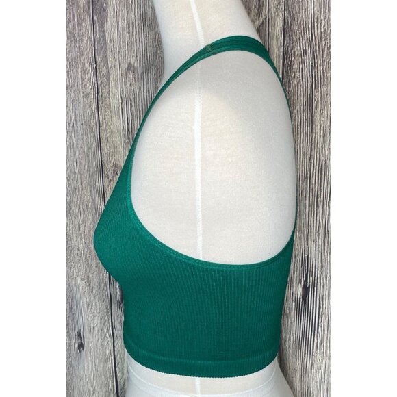 Free People FP Movement Green Crop Tank Top Women’s XS - Picture 5 of 6